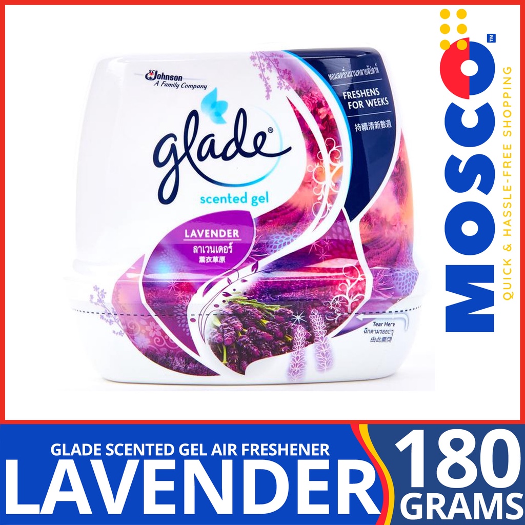 Glade Scented Gel Lavender 180g Shopee Philippines