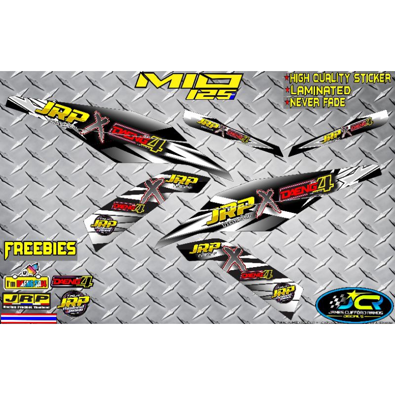 MIO I 125 Stock Decals Stickers | Shopee Philippines