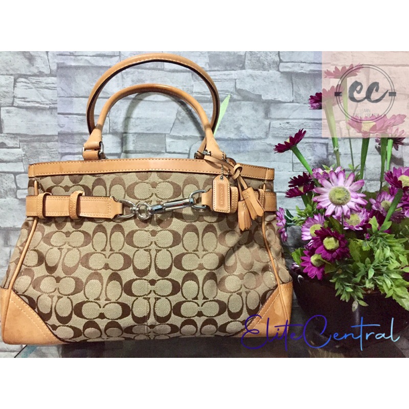 Coach hampton outlet tote