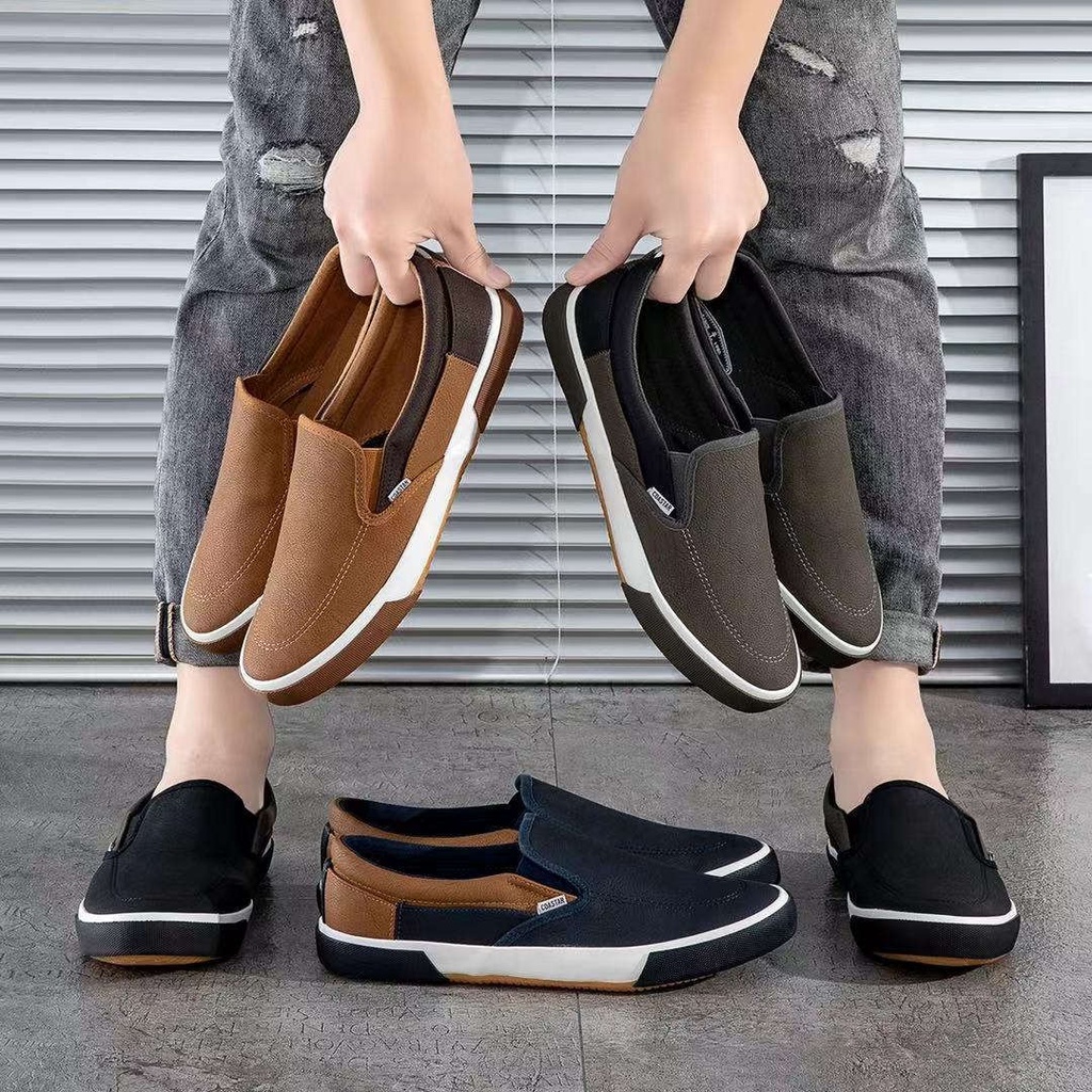 Coastar Men Slip On Shoes For Men Summer Vulcanized Shoes Sneaker ...