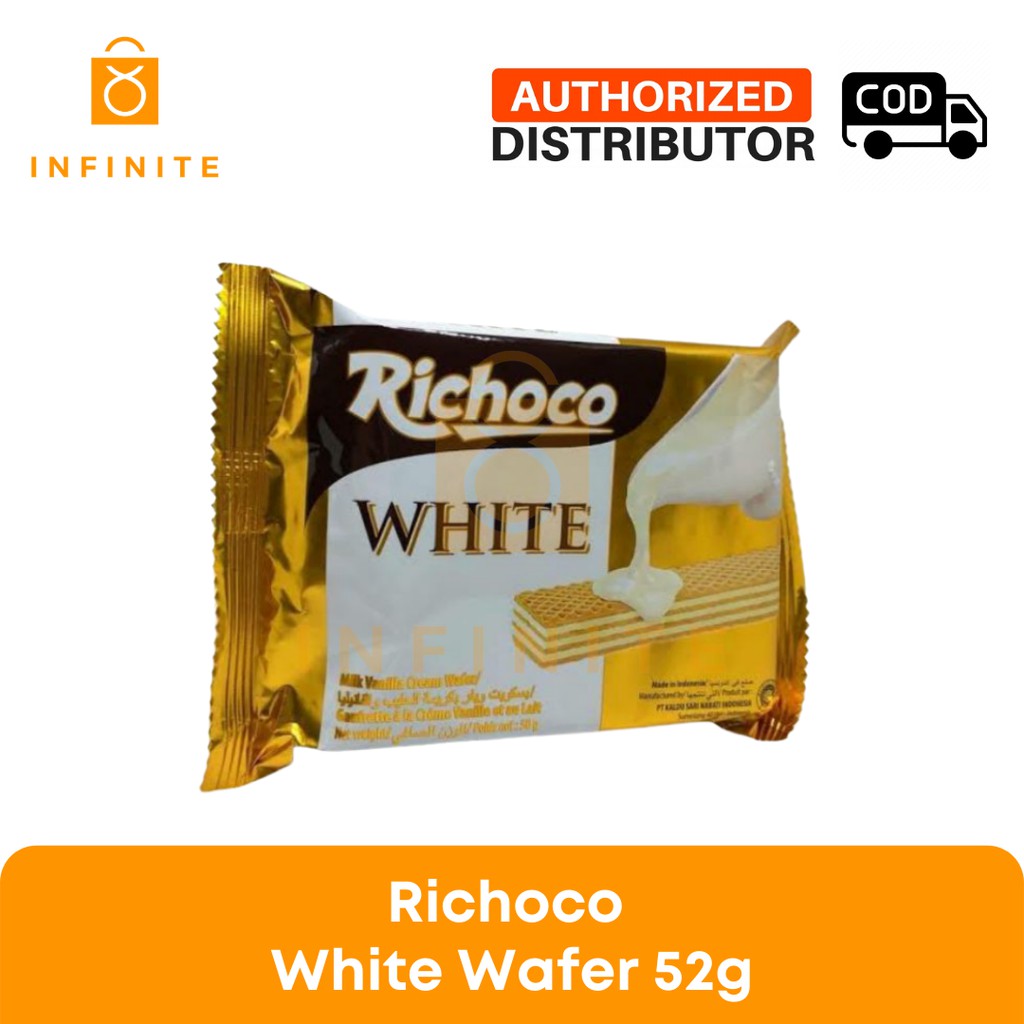 RICHOCO WHITE CHOCOLATE WAFER 52g | Shopee Philippines