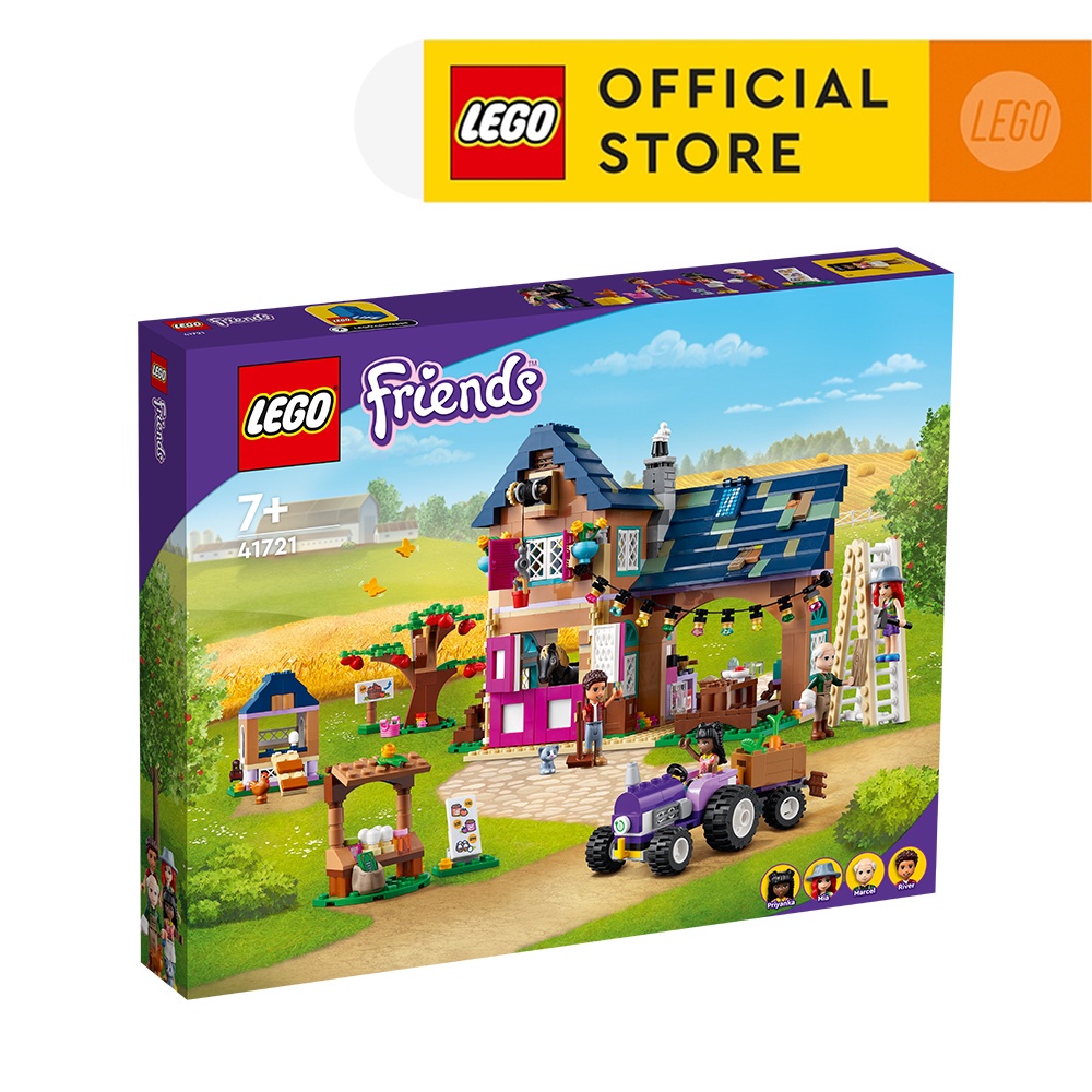 LEGO® Friends 41721 Organic Farm, Age 7+, Building Blocks, 2022 (826pcs ...