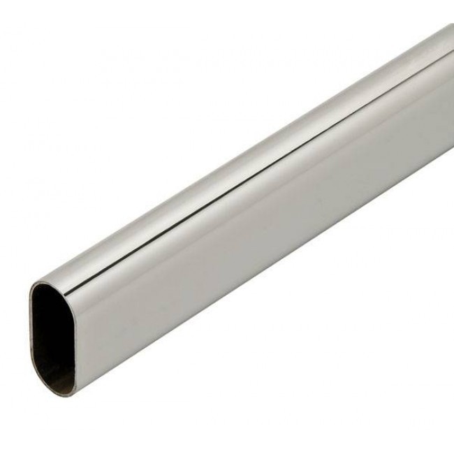 Tajima Oval Wardrobe Tube Closet Rod Aluminum And Steel 3 Meter ...