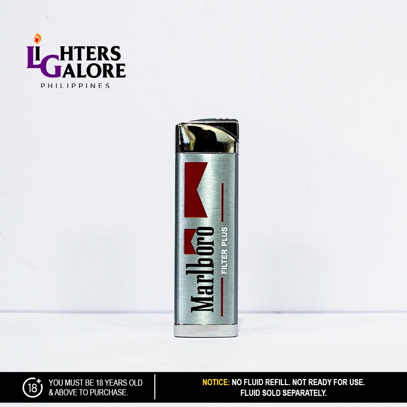 Lighters Galore Torch 295 (Marlboro Filter Plus, Gray Chrome