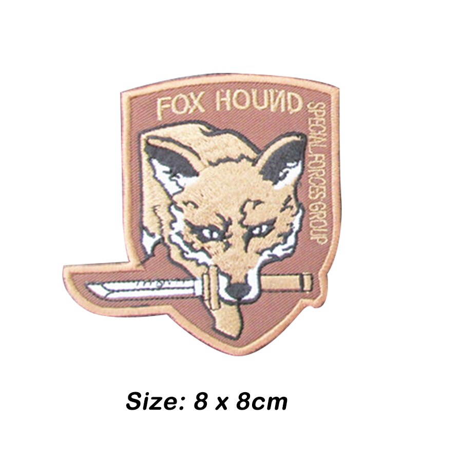 Foxhound Metal Gear Solid Cosplay Pin | 26mm Abzeichen Für Jacken & Taschen
