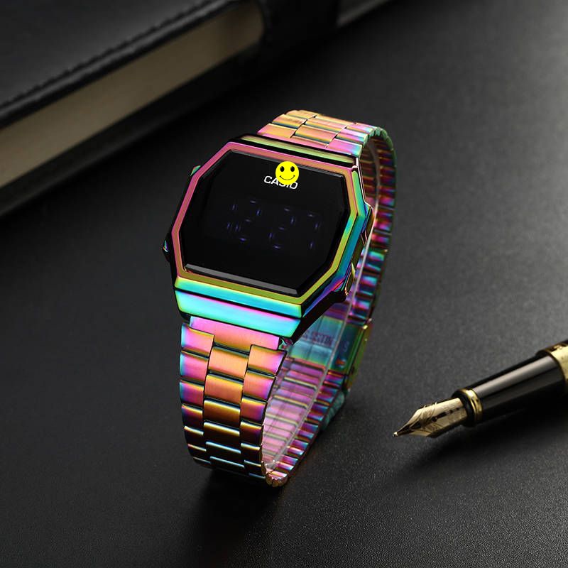 Digital display Vintage Touch Screen waterproof Unisex Watch gold rossgold 168TCH Shopee Philippines