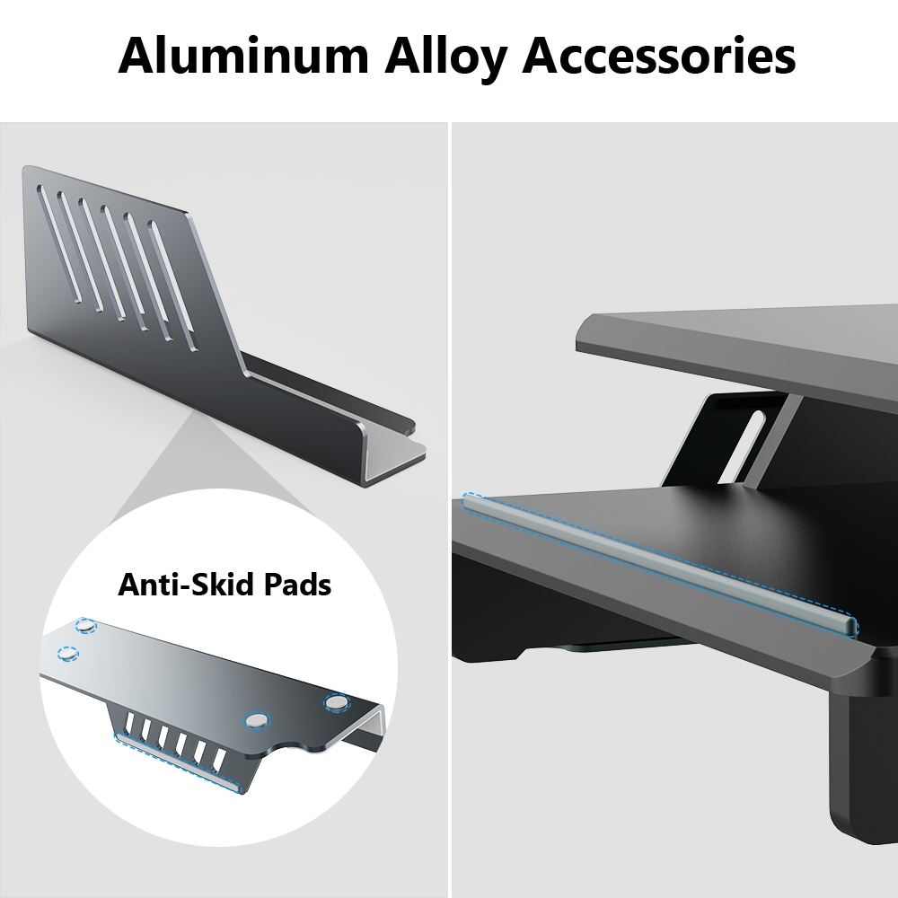 Mono Dsign Twin Deck Monitor Stand Black Shopee Philippines