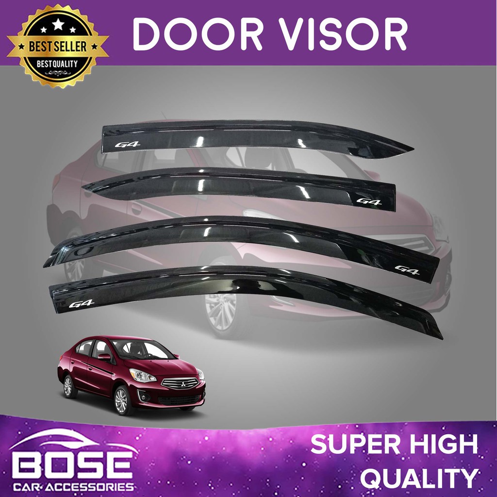 Mitsubishi Mirage G4 / Hatchback 2012 - 2023 High Quality Window Visor ...