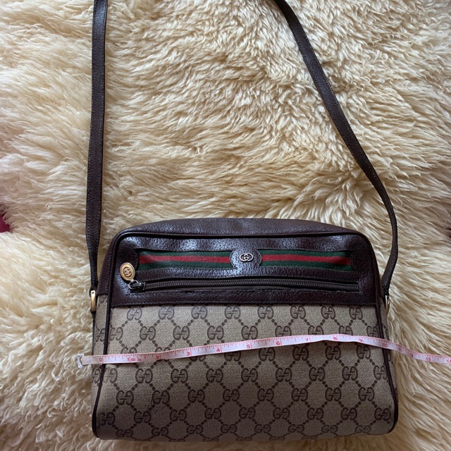 Authentic Vintage Gucci Sherry Line sling Shopee Philippines