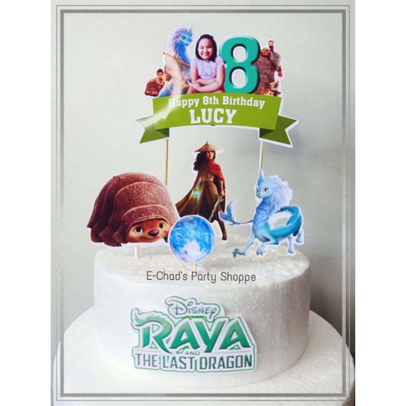 RAYA & THE LAST DRAGON THEME CAKE TOPPER | Shopee Philippines