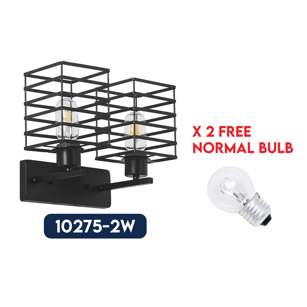 Modern Wall Light for Living and Bed Hall 2W / 1W (FREE NORMAL BULB ...