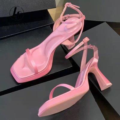 PUMPS High-heeled Shoes Female Pointed Stiletto Sexy Nightclub Word With Rivets Wild Sandals Female Summer main image 0