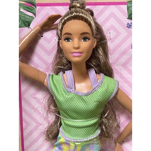 Barbie made to move green top sale