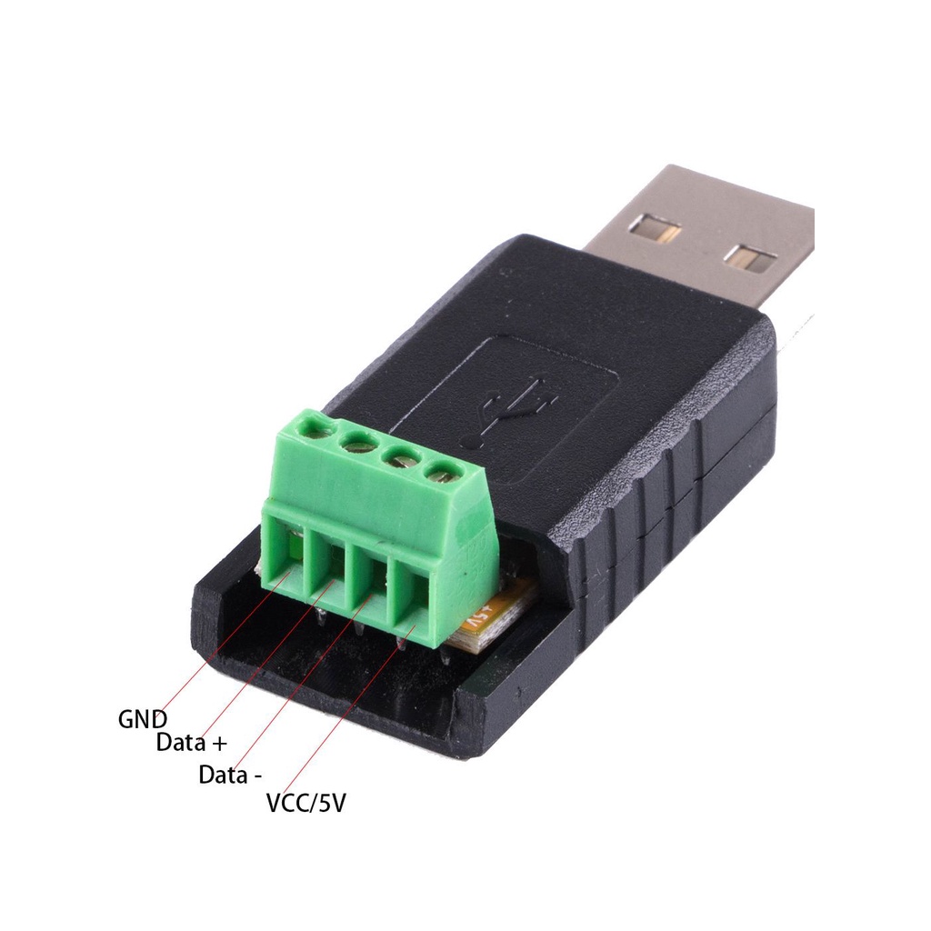 FTDI USB to RS485 Serial Converter Adapter With Data A B GND VCC Pinout