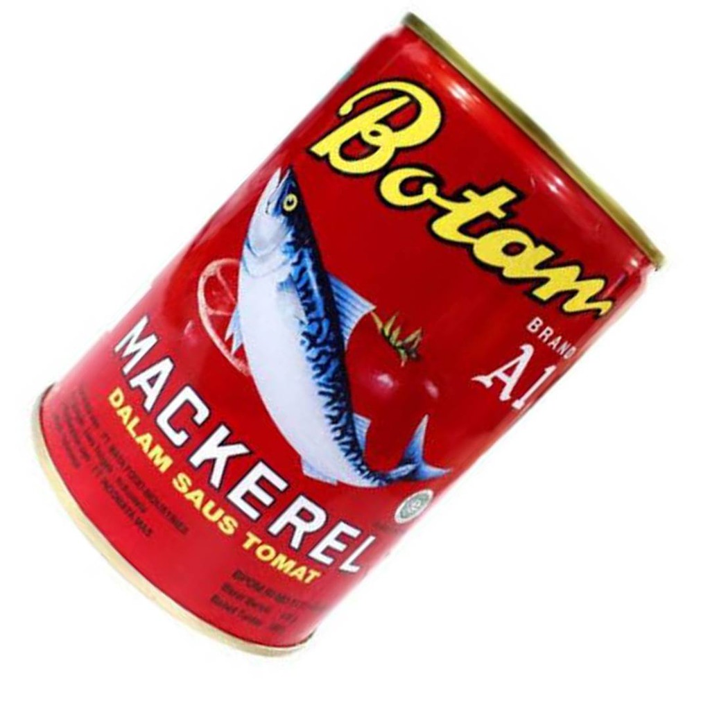 BOTAN BRAND Sardines Mackerel in Tomato Sauce 425 g | Shopee Philippines