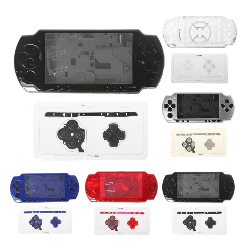 Wili Full Housing Shell Case with Button Kit for So-ny PSP2000 PSP2006 ...