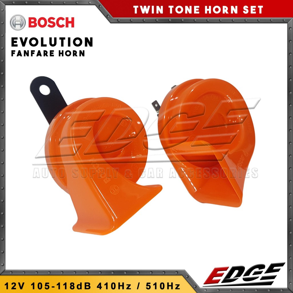 Bosch Evolution Fanfare Horn 12V 110dB 350/420Hz // for