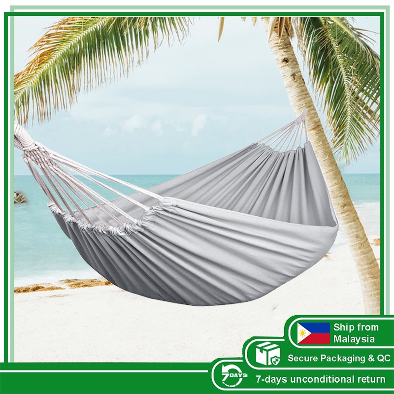 single duyan outdoor hammock Canvas Hammock camping hammock indoor