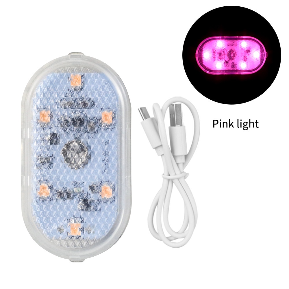 Touch Sensor USB LED Ambient Lights for Car Wireless Colorful ...