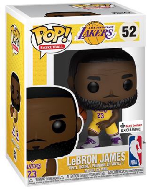 Lebron James Footlocker Exclusive Funko Pop 7 10 Box Condition Shopee Philippines