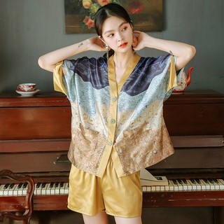 Youhottest Luxury Women Pajama Silk Sleepwear(in stock now) | Shopee ...
