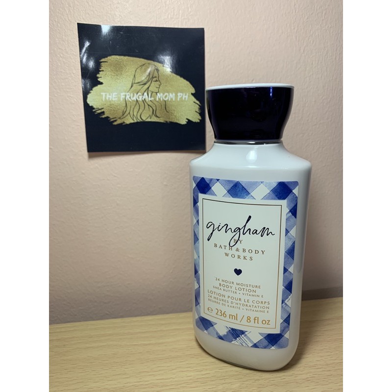 Bath and Body Works Gingham Super Smooth Lotion 236 ml Shopee Philippines