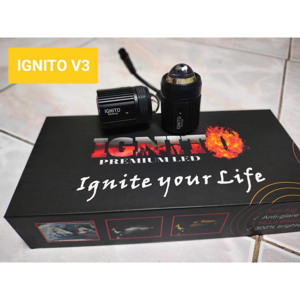 IGNITO Mini driving light V3 (4 wires) and Ignito V4X 4 wires | Shopee ...
