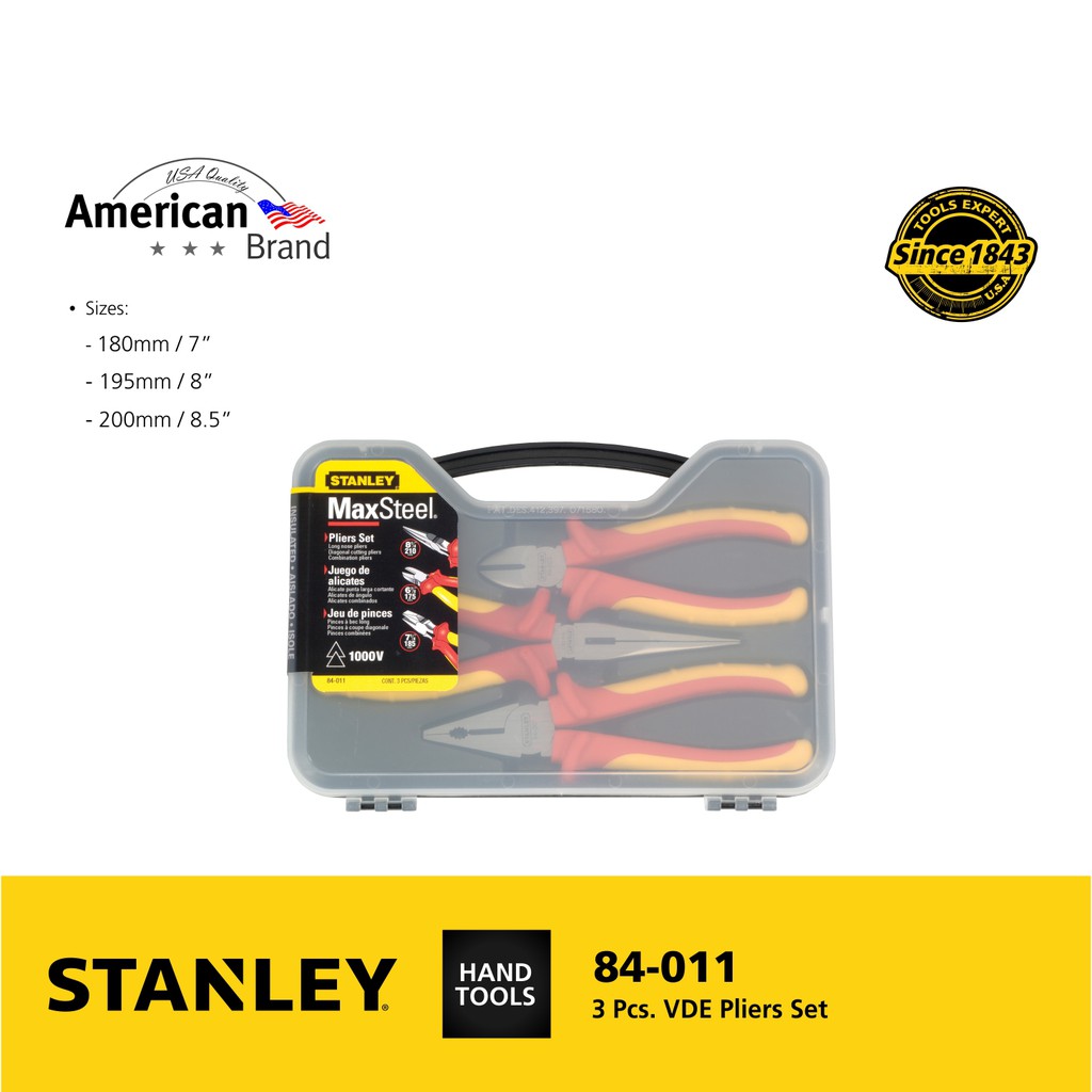 Stanley Fatmax Pliers Set 3pc Shopee Philippines