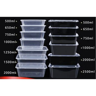 Microwavable Plastic Container Rectangular 1000ml – Biz Asia Trading Inc.