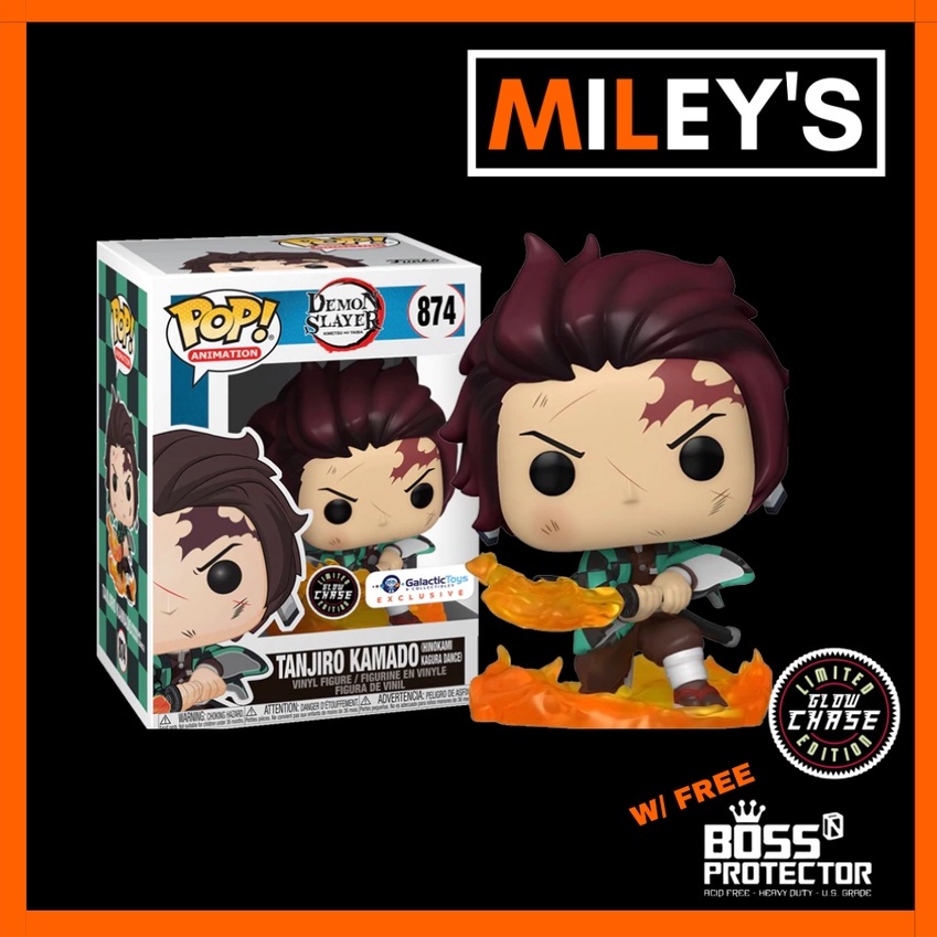 Funko Pop! Demon Slayer: Tanjiro Kamado Chase Edition Galactic Toys ...