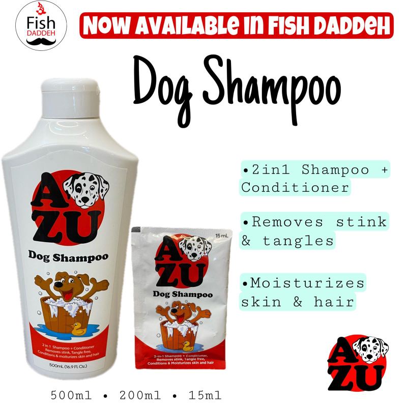 Azu Dog Shampoo Conditioner 200ml 500ml | Shopee Philippines