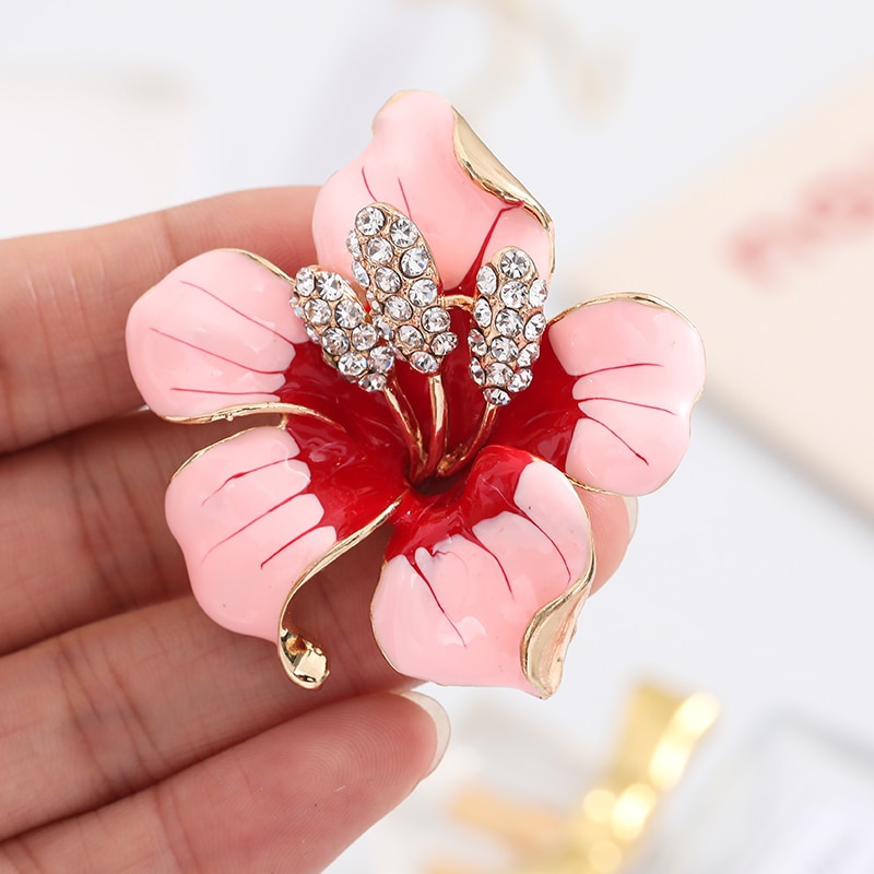 Pink brooches pins deals