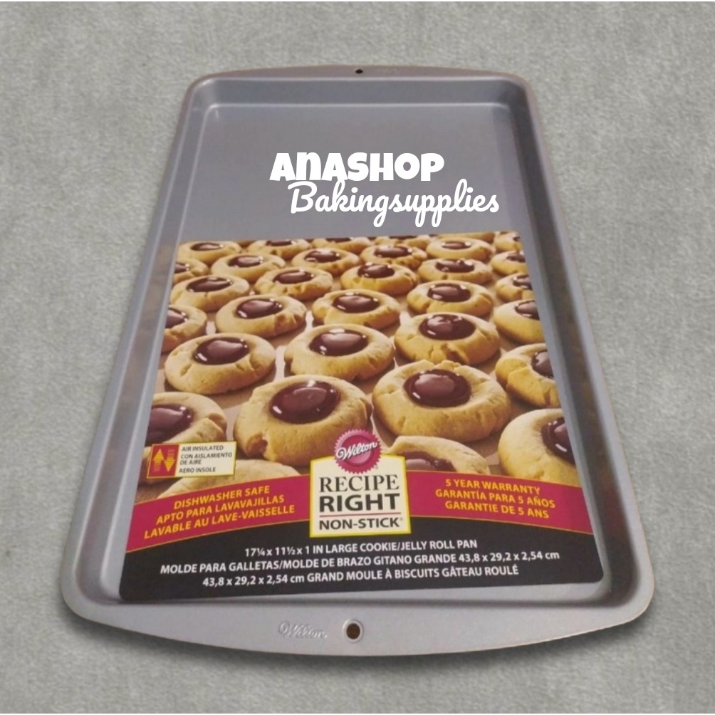 Wilton Recipe Right Large Jelly Roll Cookie Pan Tray Shopee Philippines