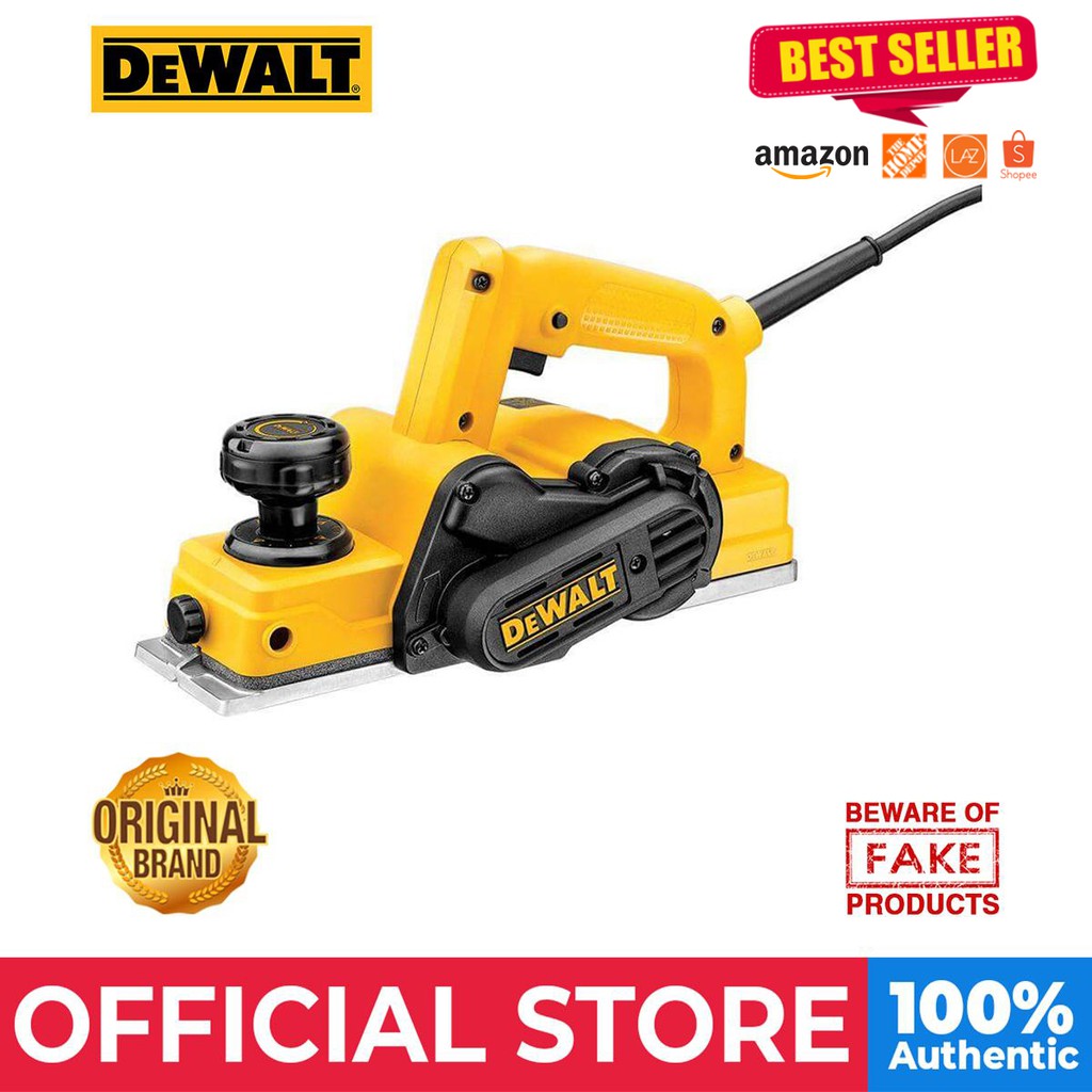 DeWalt 550W 1.5mm Portable Planer (D26676) | Shopee Philippines