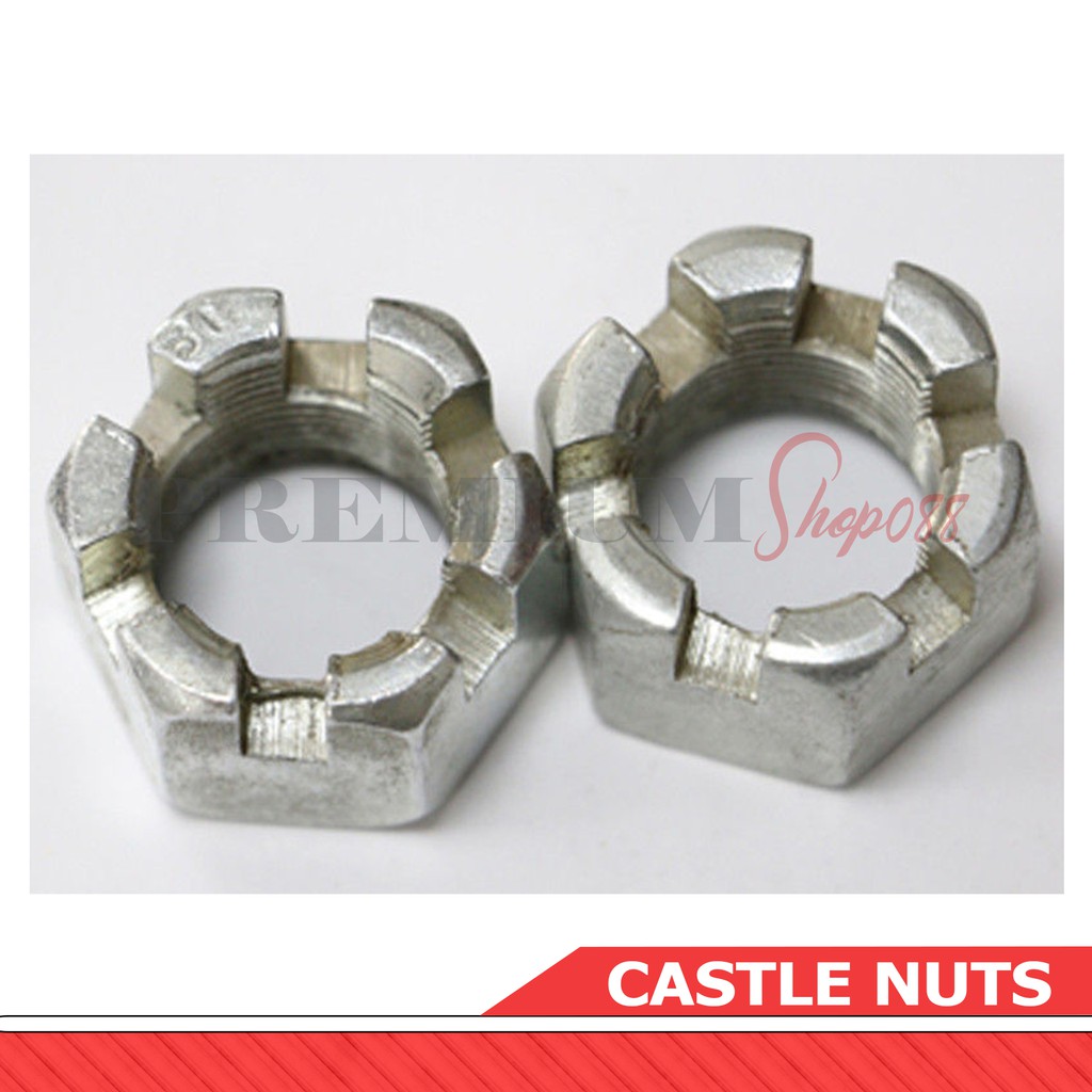 Castle Nut M10 M12 M14 M16 M18 M20 M22 M24 10MM 12MM 14MM 16MM 18MM