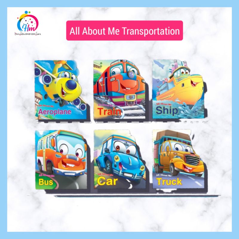 English Story Book All About Me Trasportation l Bus l Car l Ship l ...