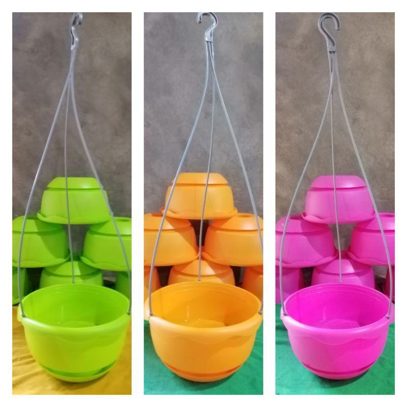 All Hanging Pots/ Plastic Plant Pots | Shopee Philippines