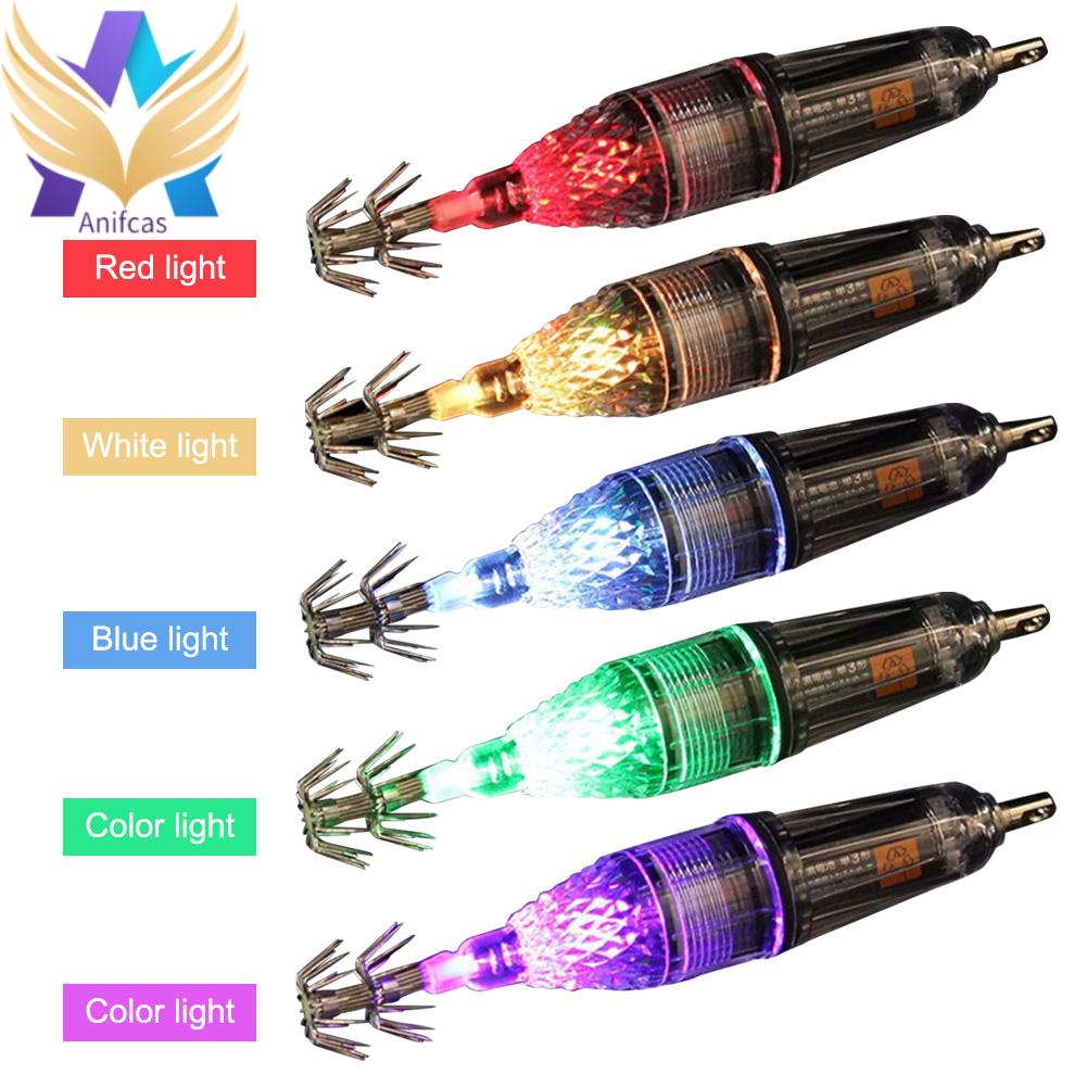 [COD] LED Fishing Lure with Hook Night Fish Attracting Flashing Fishing