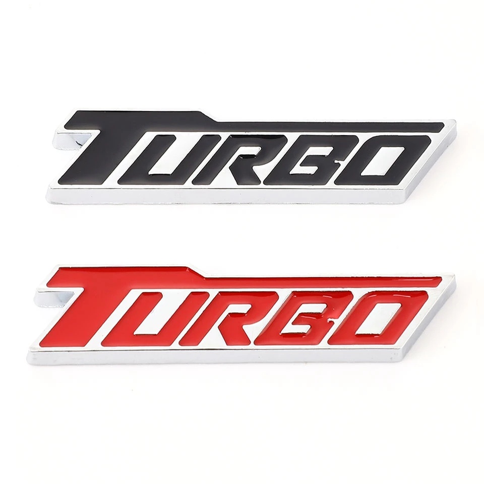 Metal Car Sticker Turbo Logo Emblem Badge Decals for Turbo Logo ...