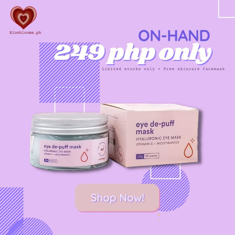 Puff And Bloom Eye De Puff Mask Freebies Shopee Philippines