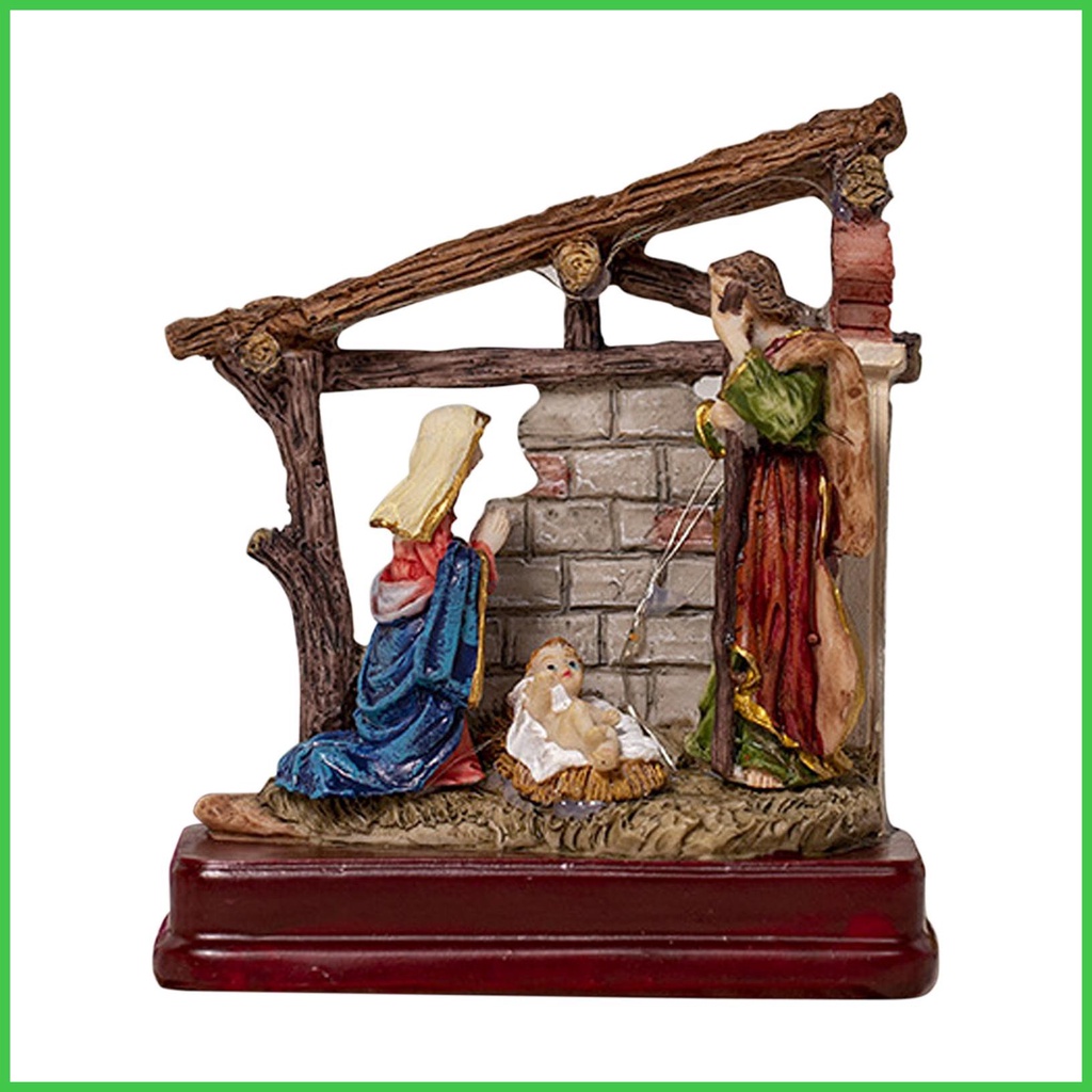 Christmas Nativity Scene Set Holy Family Nativity Figurine Set with ...