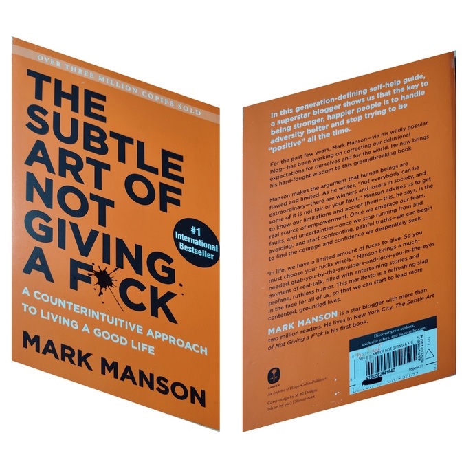 The Subtle Art Of Not Giving A F*ck By Mark Manson | Shopee Philippines