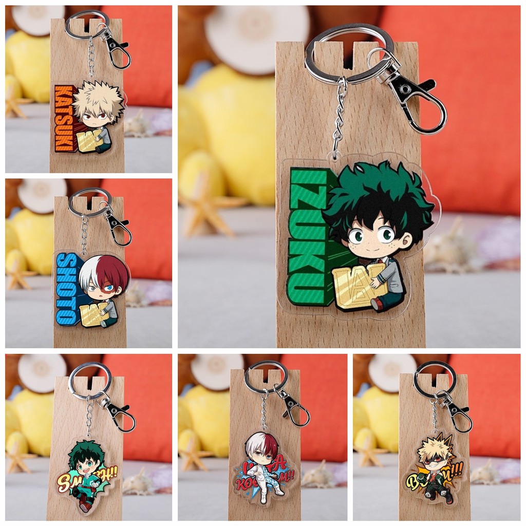 MY HERO ACADEMIA Acrylic Keychain Key Ring Anime Series | Shopee ...