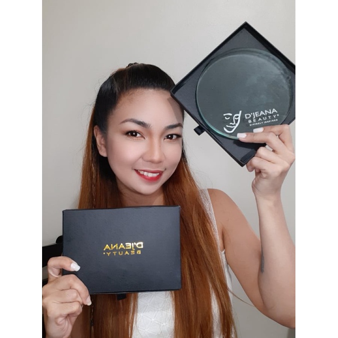 【free shipping】 Djeana beauty glass crystal make up mixing palette for