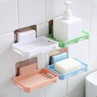 Cartoon Hanging Bathroom Soap Tray Suction Cup Plastic Self Draining Soap  Holder for Shower Wall