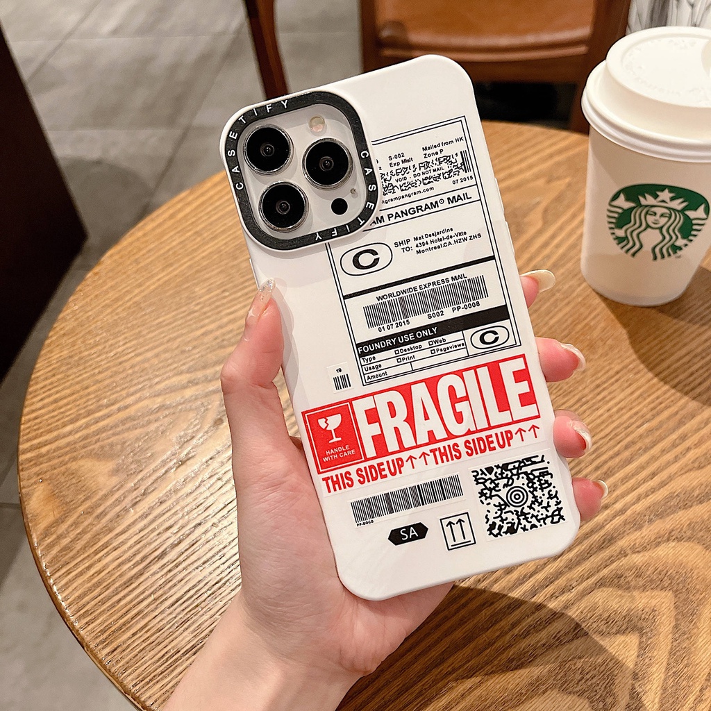 Casetify Unique Label Phone case for iPhone15Pro case Compatible with iP14Pro Builtin Soft Fur