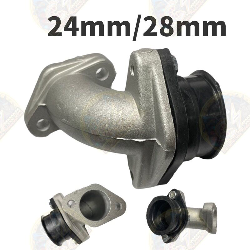 CS Motorcycle carburetor manifold xrm 24mm / 28mm(round type) | Shopee ...