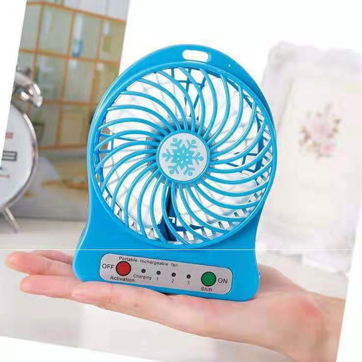 USB mini-electric fan can rechargeable battery portable body hostel student  bed desk #2020 | Shopee Philippines