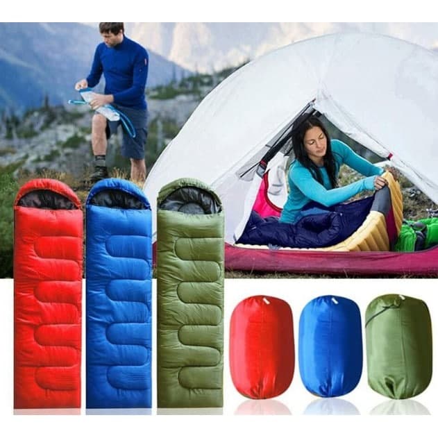 Folding Outdoor Sleeping Bag (Random Color) | Shopee Philippines