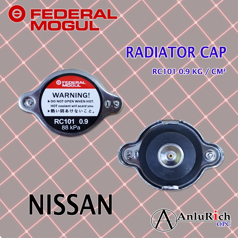 Radiator Cap for NISSAN Federal Mogul 0.9KG/CM2 RC101 | Shopee Philippines